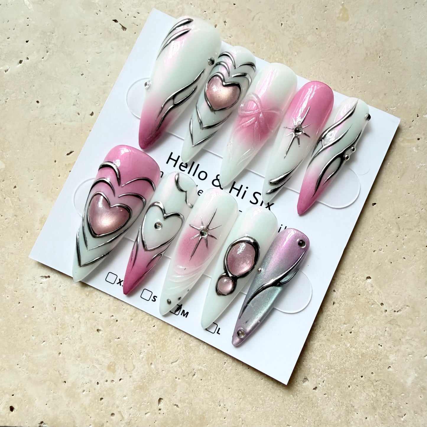Nail960 (Long- Stiletto)