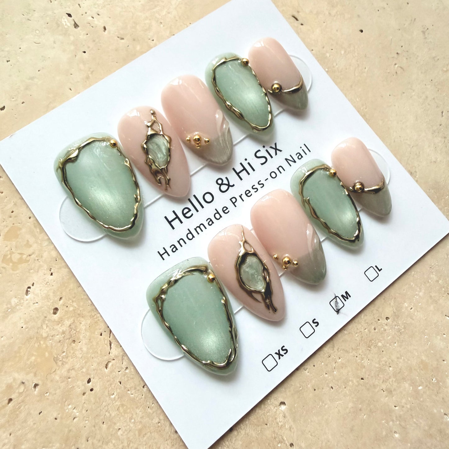 Nail966 (Short- Almond)