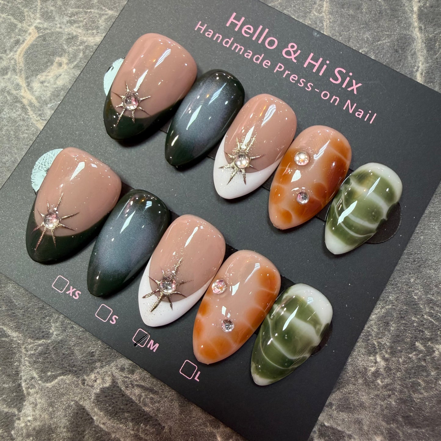 Nail928 (Short- Almond)