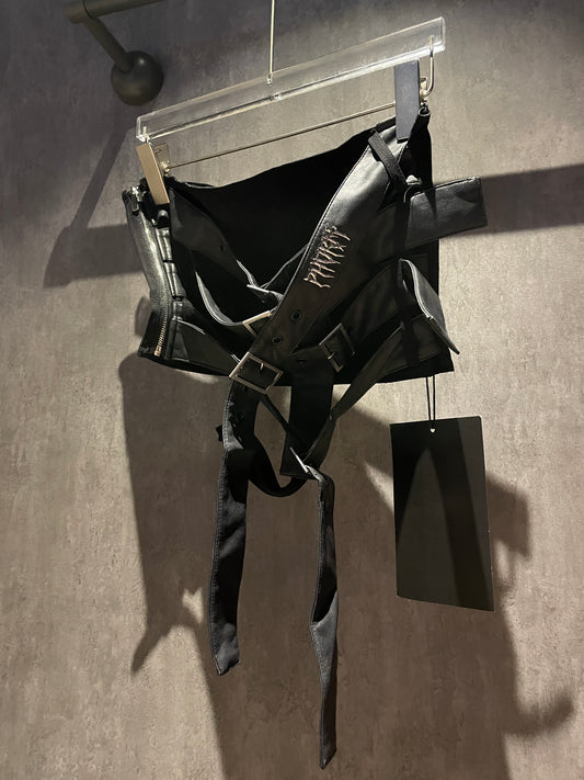 May1801 Strap & buckle collar style top
