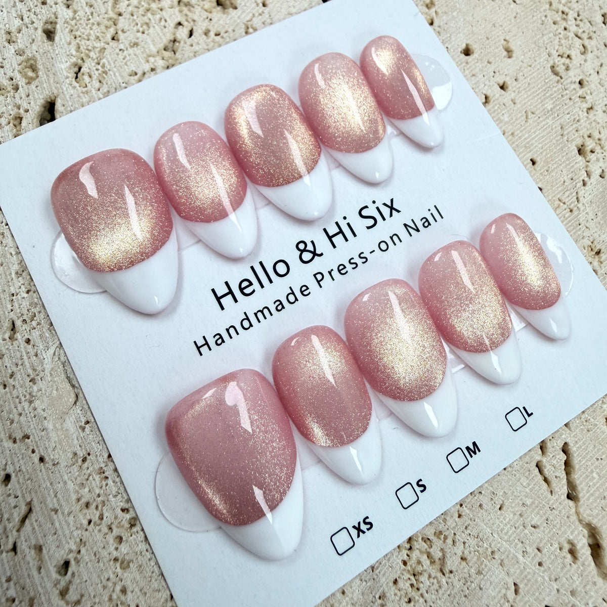 Glitter Pink Illusion - French Tip
