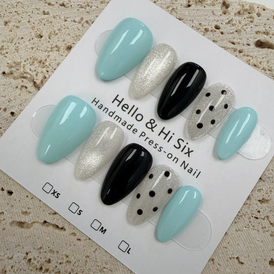 Polka Lumière - Tiffany Blue