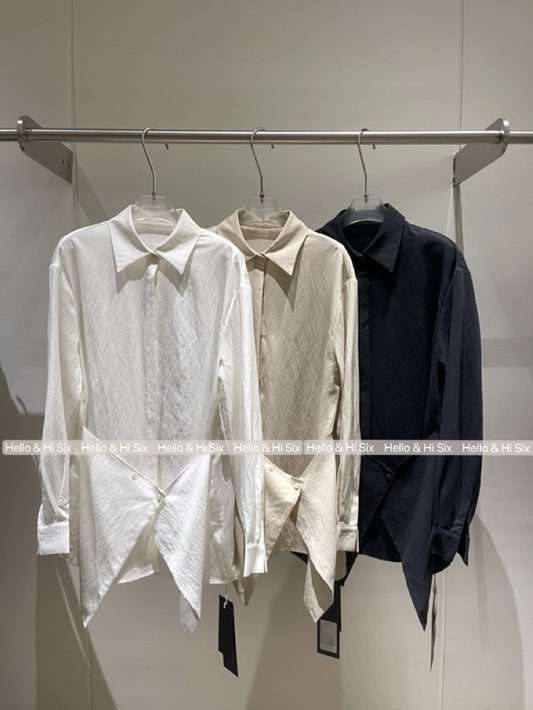 May1703  Designed Chic Shirt- closable fin