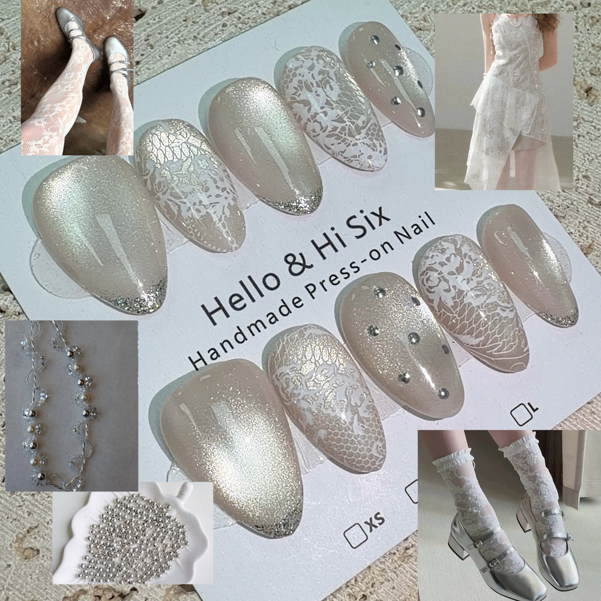 Crystalline Whisper in Lace