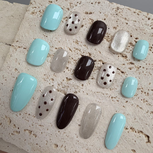 Polka Lumière - Tiffany Blue