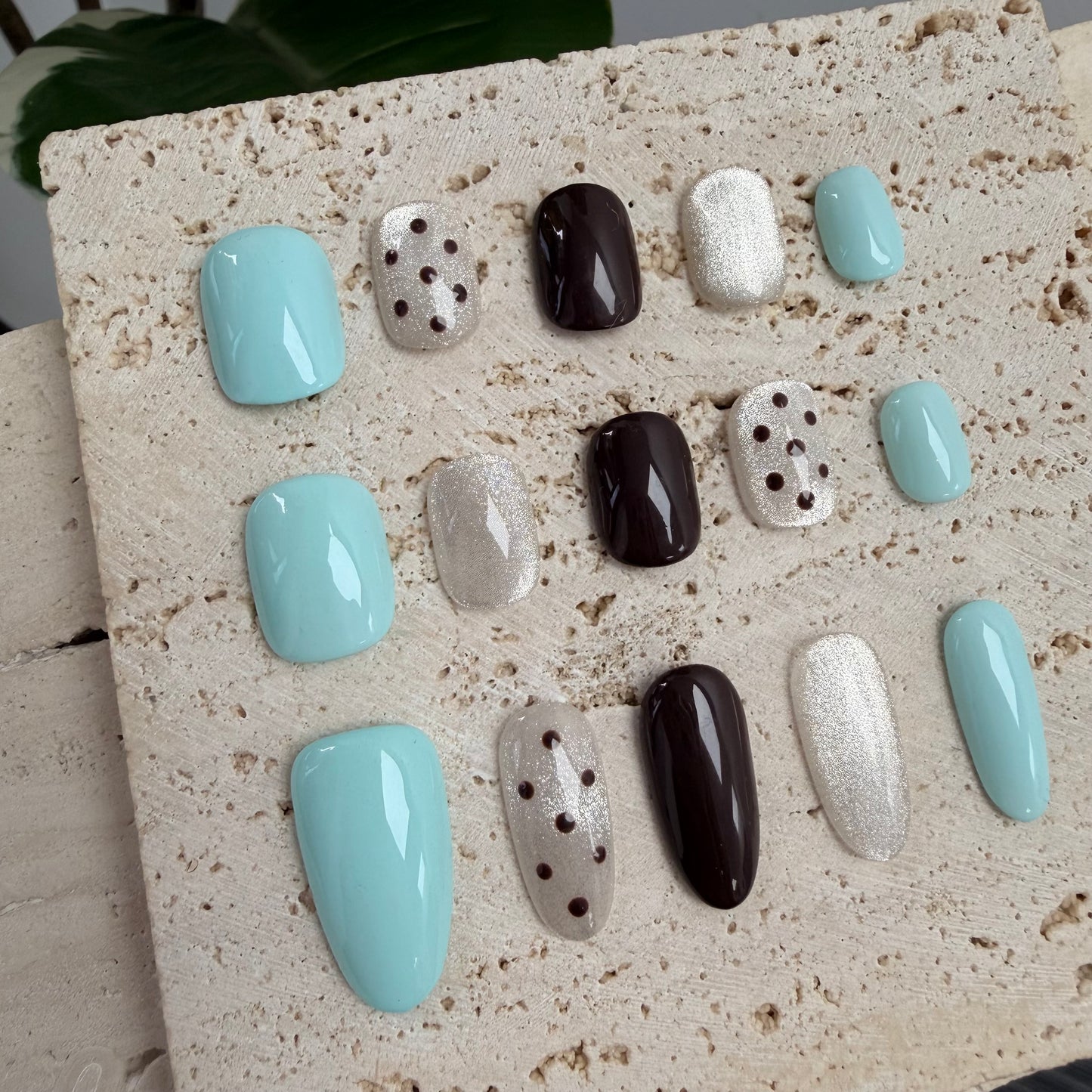 Polka Lumière - Tiffany Blue