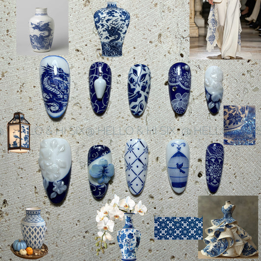 Porcelain Blue- Gallery Cabinet