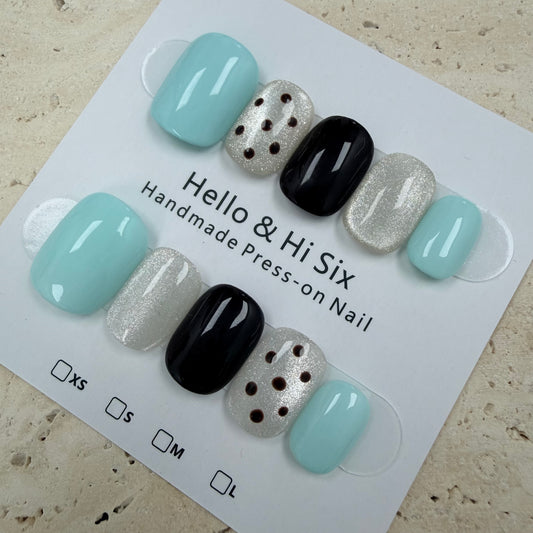 Polka Lumière - Tiffany Blue