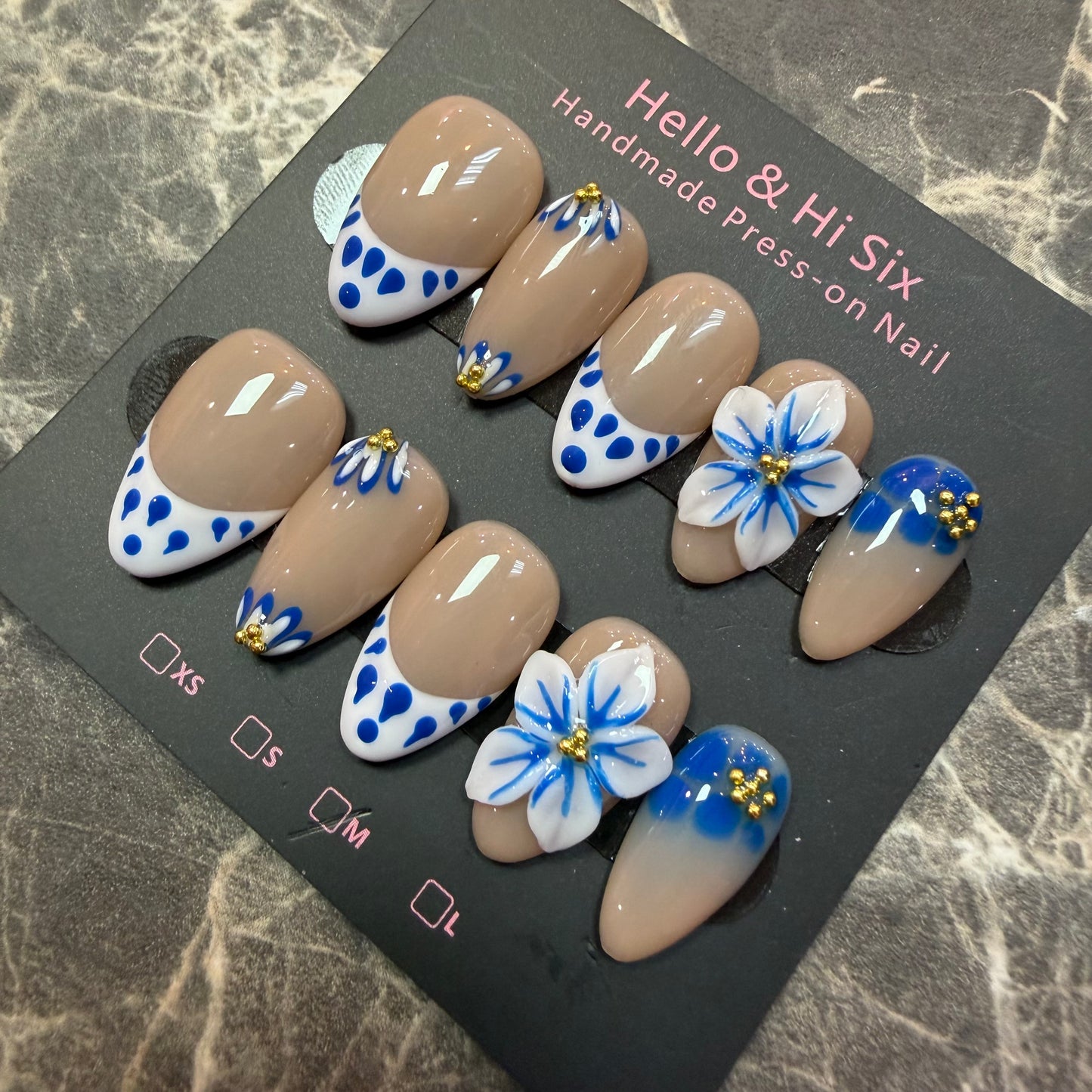 Nail944 (Short- Almond)